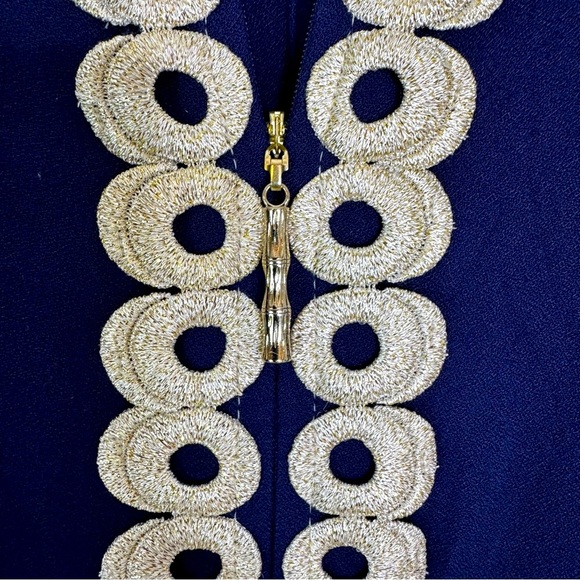 Lilly Pulitzer Jane Navy Shift Mini Dress Size 0 - Picture 6 of 12